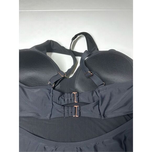 LYSA Kylie High Neck Plus Size One Piece Black Swimsuit Size 1X (18-20) - Picture 11 of 16